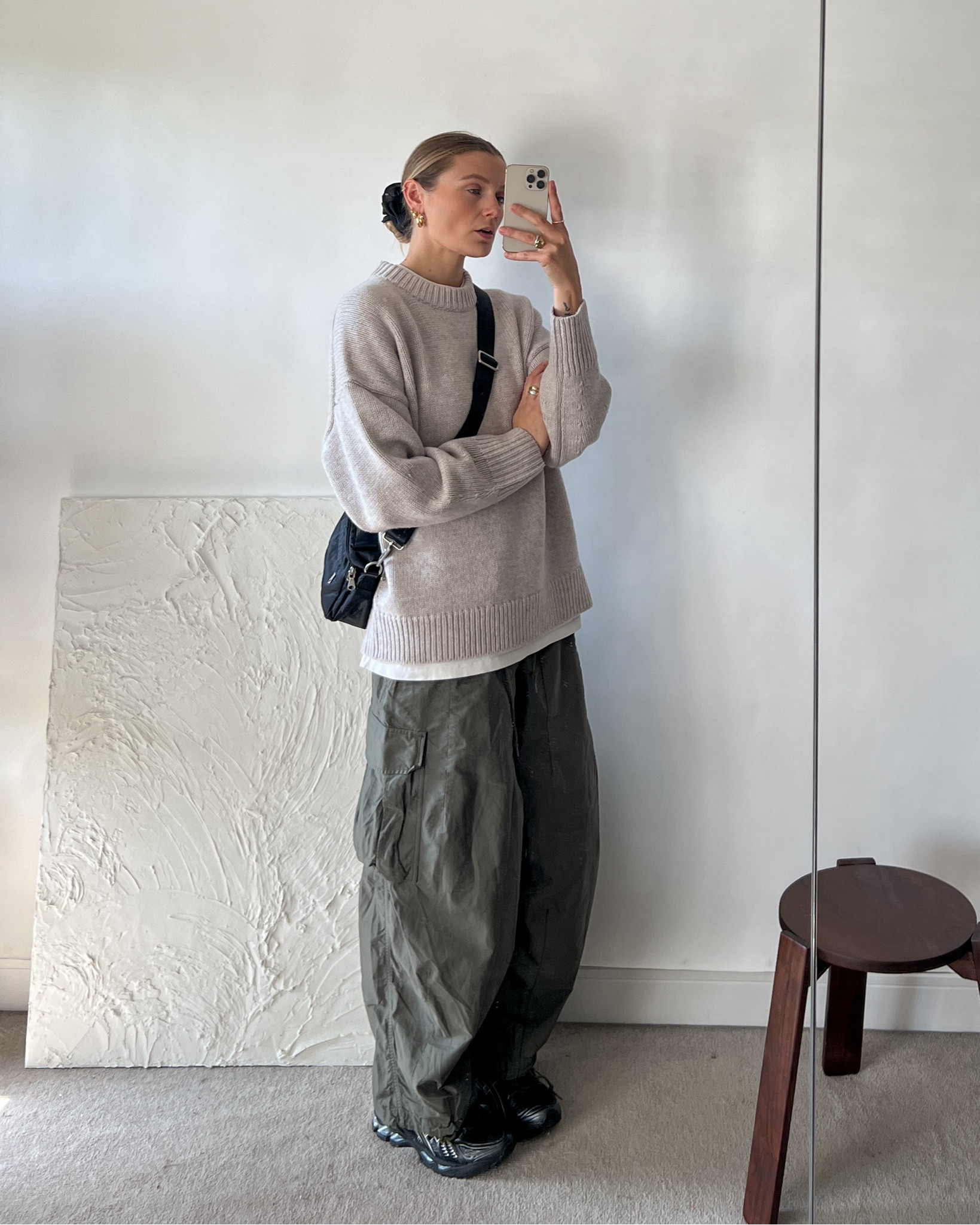 Autumn fashion, autumn outfit ideas, cargo pants, ASICS trainers, cos knitwear, casual Autum outfit

#LTKeurope #LTKautumn #LTKuk