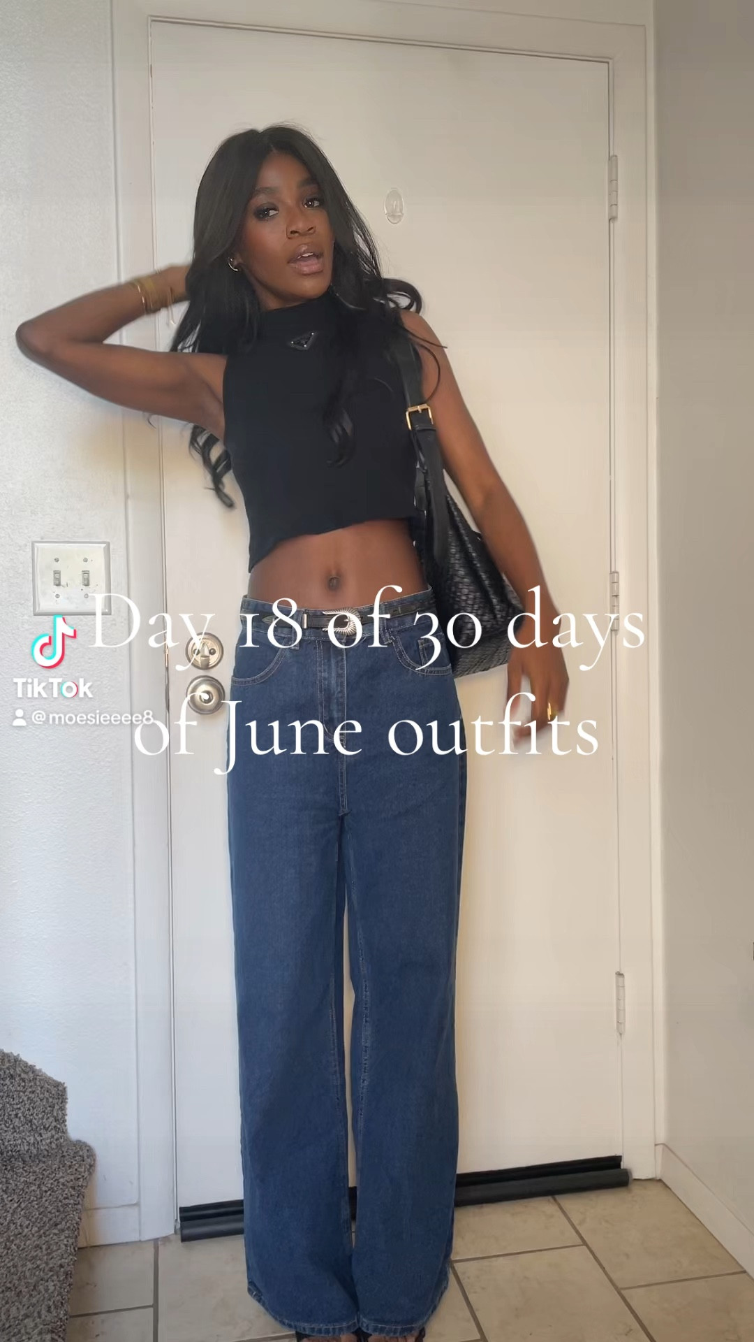 Sometimes basic is better! I love a black tank and low rise baggy Jean combo

#LTKVideo #LTKU
