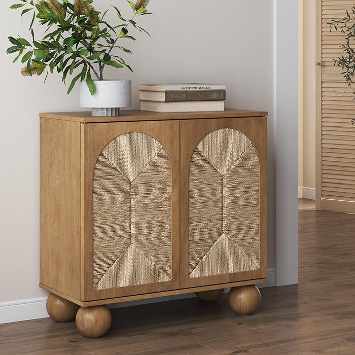 Nathan James Leah Boho Entryway Storage Cabinet or Sideboard Cabinet for Kitchen or Living Room w... | Amazon (US)