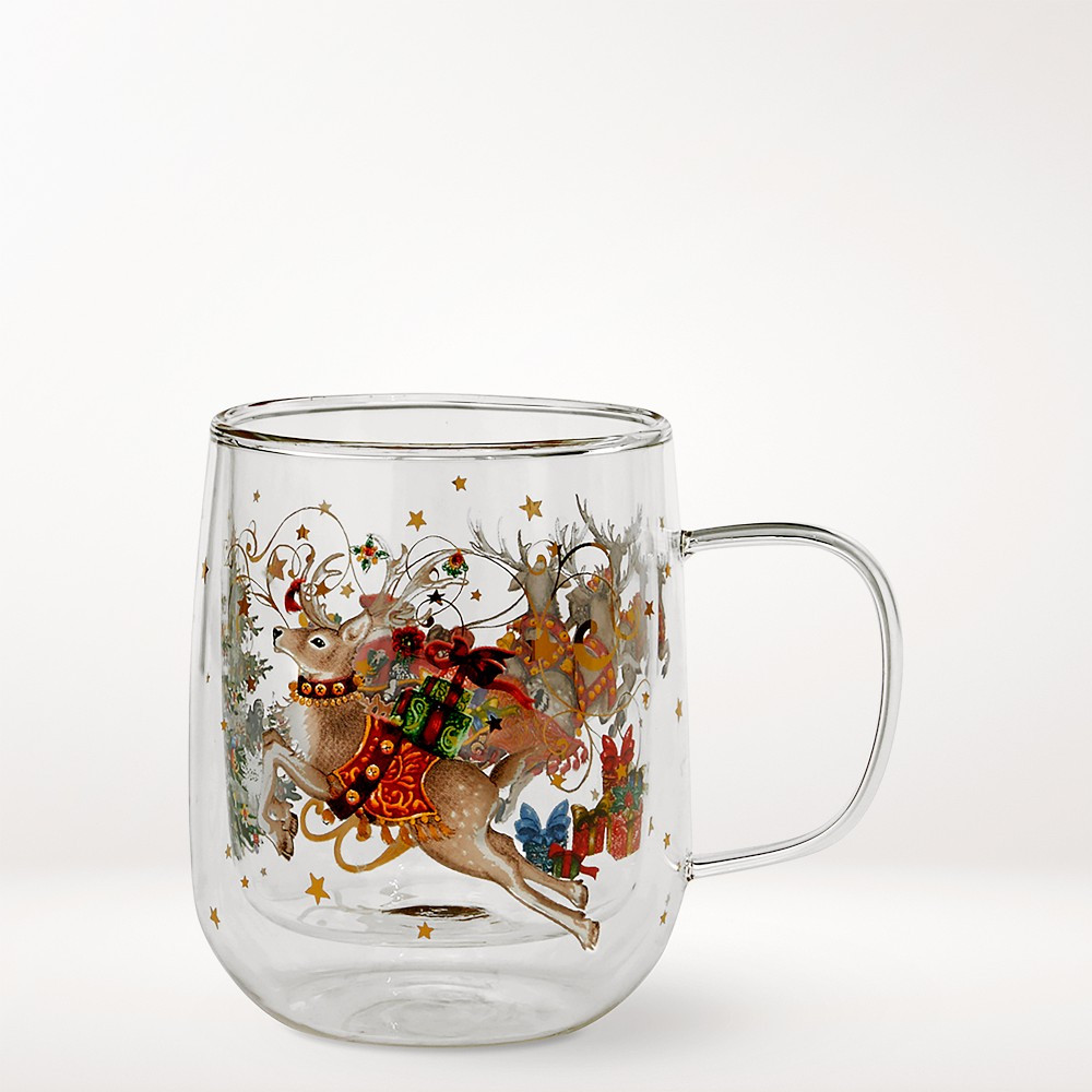 'Twas the Night Before Christmas Double-Wall Coffee Mugs | Williams-Sonoma CA