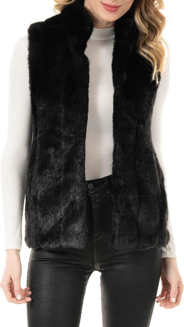 DONNA SALYERS FABULOUS FURS Signature Series Hook Faux Fur Vest | Nordstrom | Nordstrom