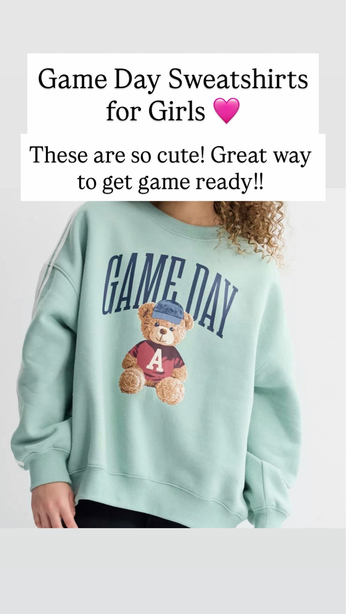 Game day sweatshirt