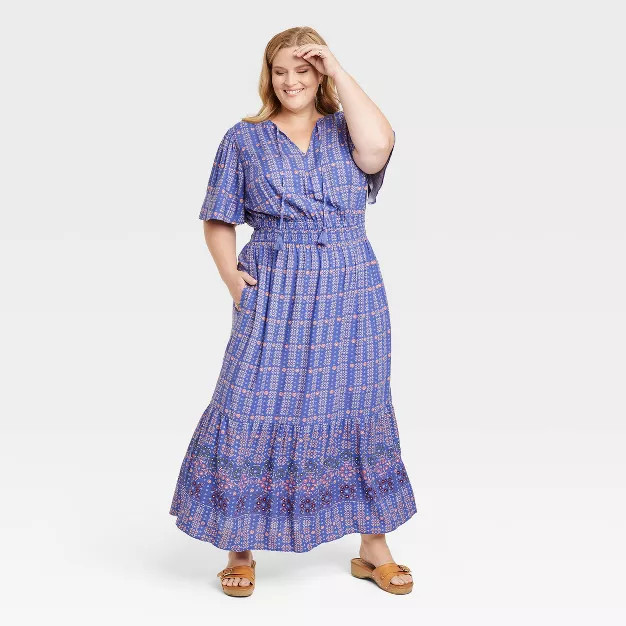 Women's Flutter Sleeve A-Line Dress - Knox Rose™ | Target