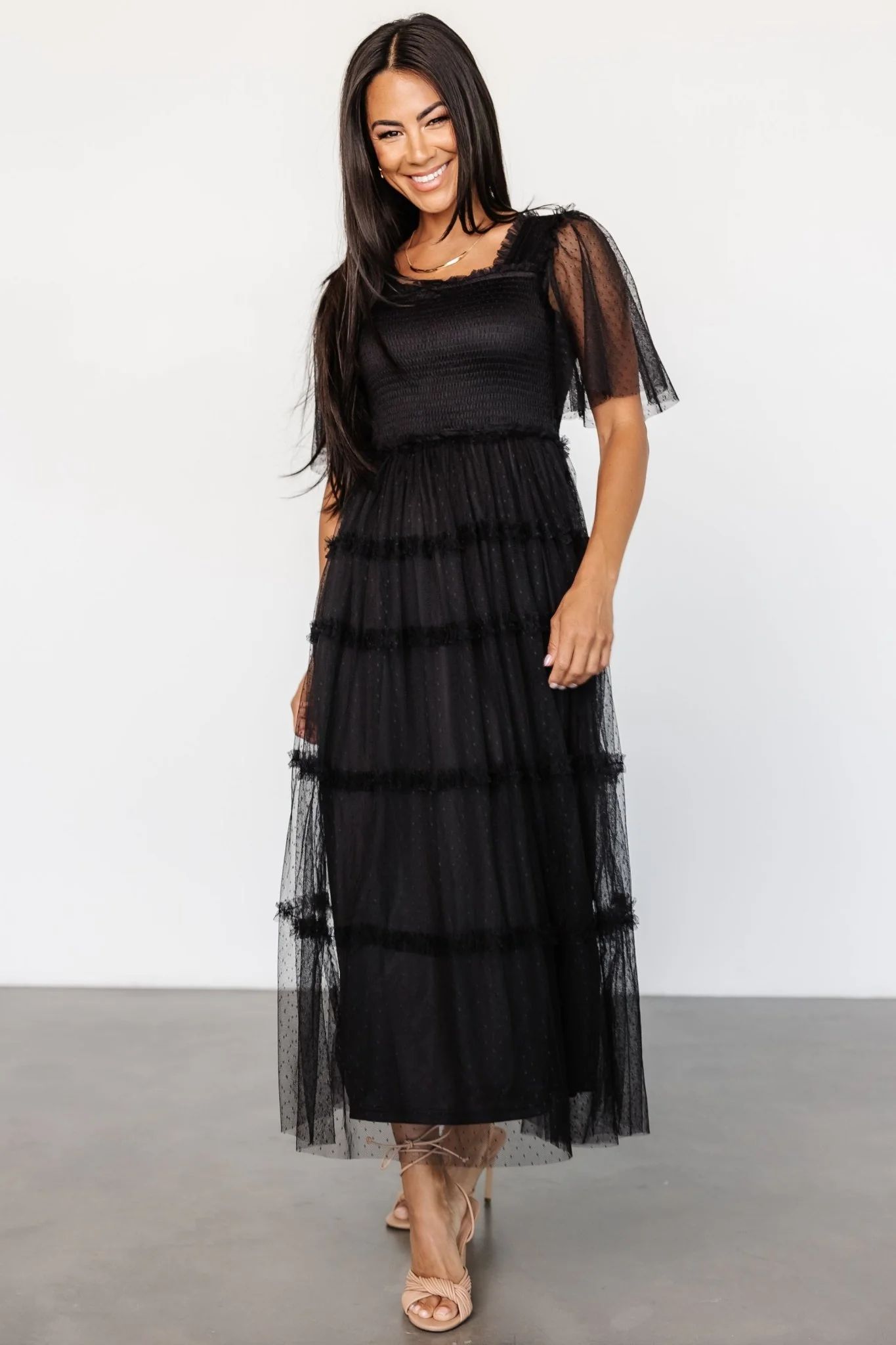 Bexley Tulle Dress | Black | Baltic Born