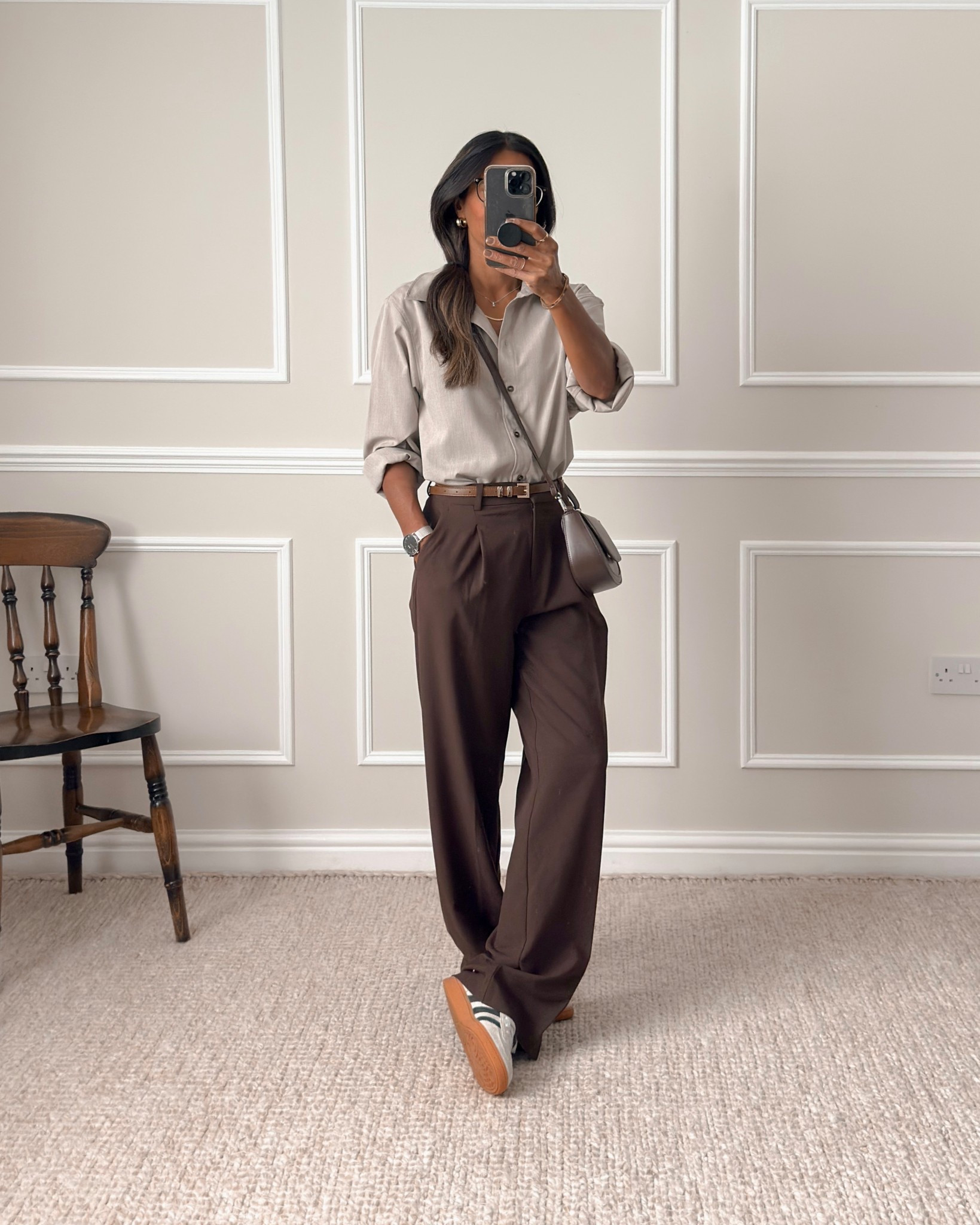 Shirt - wearing size small
Trousers - wearing my usual size - UK size 8



#LTKuk #LTKwinter