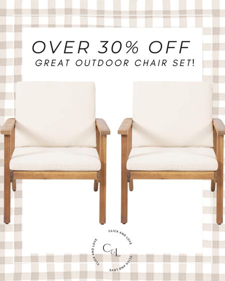 Amazon sale find✨ over 30% off for the set of pretty outdoor chairs! 

Outdoor furniture, outdoor chairs, patio furniture, deck, porch, balcony, porch refresh, porch styling, designer look for less, style tip, summer essentials, seasonal sale, seasonal decor, seasonal find, summer edit, Daily deals, Amazon deals, Amazon, Amazon home, amazon favorites, Amazon finds, Amazon must haves, Amazon sale, sale finds, sale alert, sale #amazon #amazonhome

#LTKHome #LTKSeasonal #LTKSaleAlert
