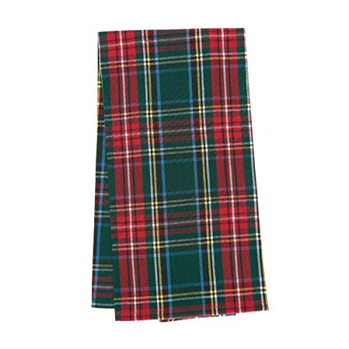 C&F Home Weston Green & Red Plaid 100% Cotton Handwoven Christmas Dishtowel XMAS Festive Winter Holidays Home Bathroom Kitchen Drying Dish Hand Towel Machine Washable Decor Decoration 18" x 27" Weston | Amazon (US)
