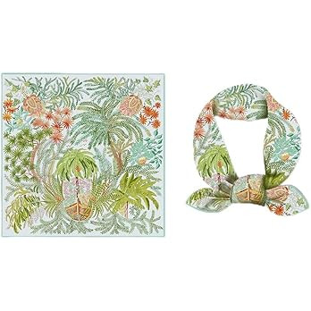 Neck Scarf For Women Silky 21" Square Head Scarves Wraps Hair Bandanas Scarfs Fashion Handbag Acc... | Amazon (US)