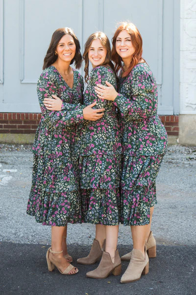 MW Occasion Floral Ruffle Dress | Merrick White