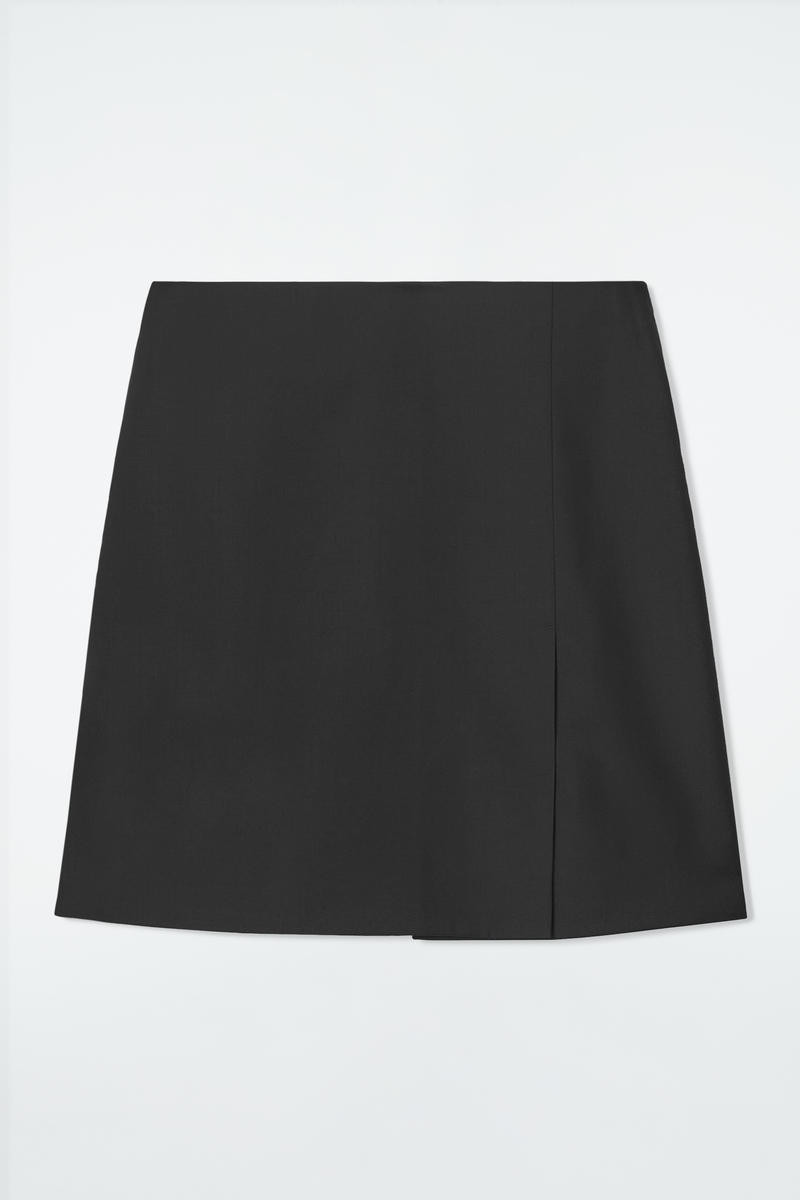 Wrapeffect Wool Mini Skirt | COS (US)