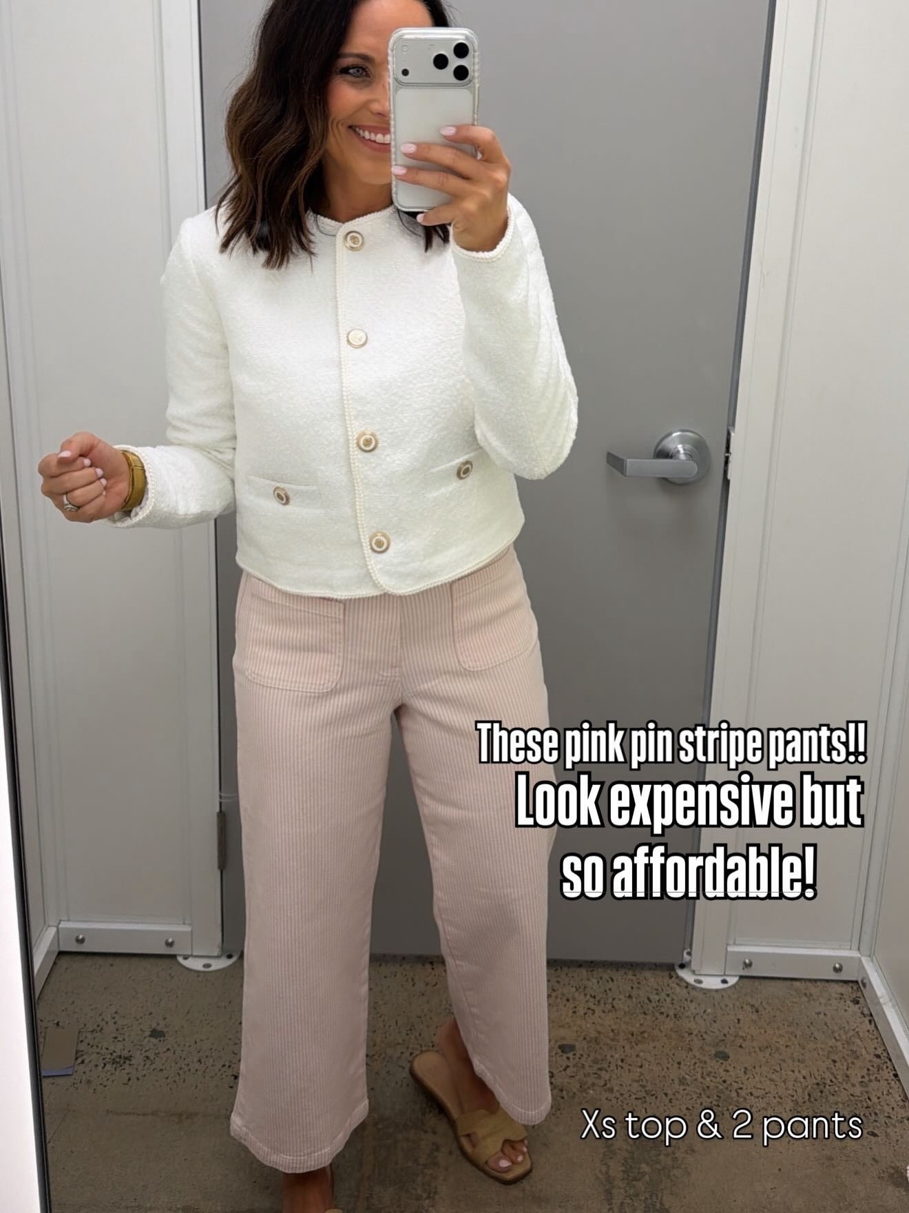 Walmart did it again 💕 These pinstripe pants are so flattering and look way more expensive than they are. Styled with a chic little jacket for the perfect spring look. (wearing XS top & size 2 pants)

#walmartstyle #springfashion #affordableoutfits #workoutfitideas #pinkstyle #ltkfashion

#LTKOver40 #LTKPetite #LTKmomlife