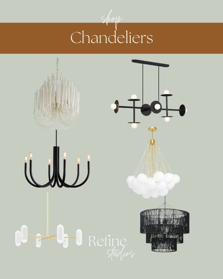 Shop some of our favorite chandeliers at the moment! 

#LTKhome