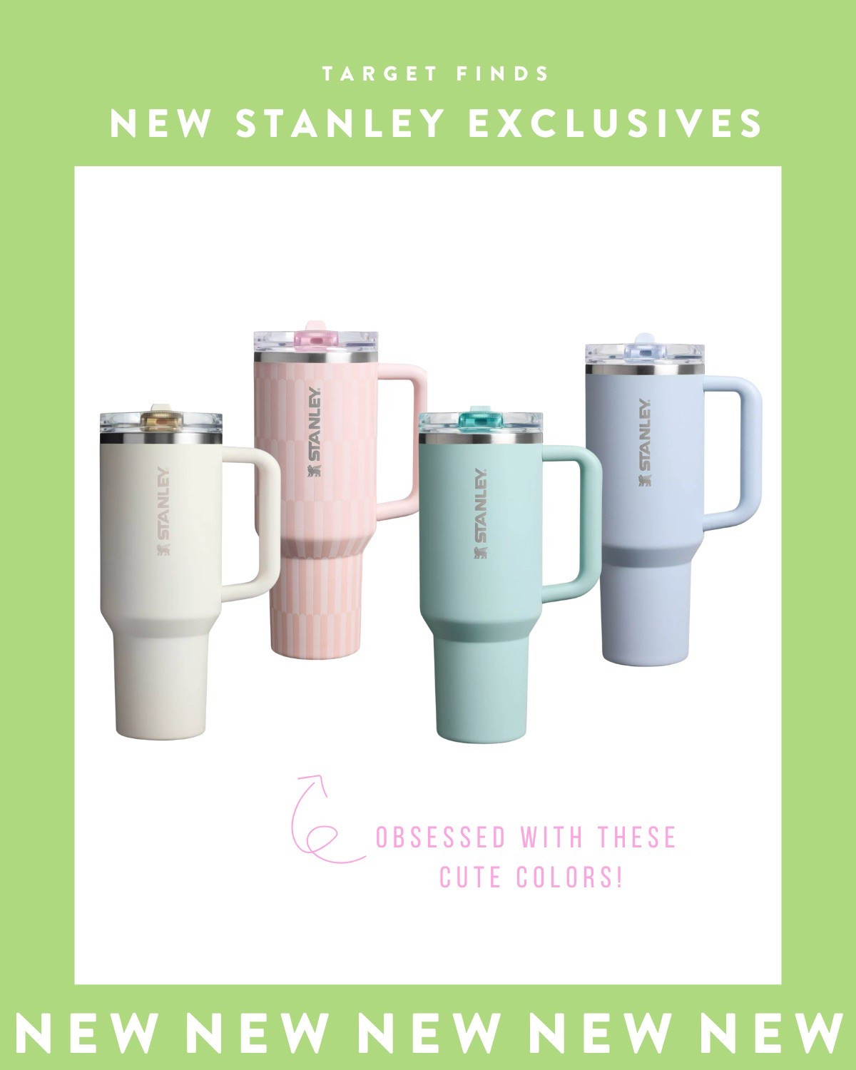 Target just dropped four brand new Stanley Cup colors, and they are perfection. I’m obsessed—these are the cutest, most fab must-haves for back-to-school, college, or just because you can never have too many Stanleys. These go fast, so run, don’t walk!

#LTKHome #LTKFindsUnder50 #LTKSeasonal
