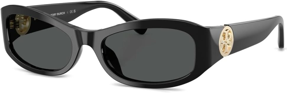 Tory Burch Women's Miller Rectangle Sunglasses | Amazon (US)