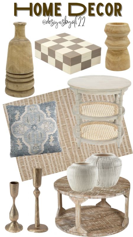 Home decor finds!
#designsbyali22 #home #homedecor #salealert #candlesticks #sidetable #rug #accentdecor #vases #coffeetable #pillow #livingroom 

#LTKstyletip #LTKhome #LTKsalealert