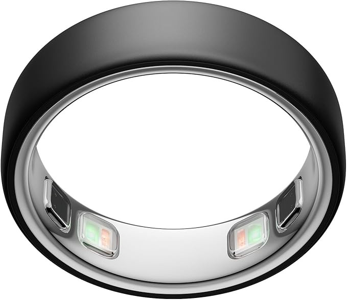Oura Ring 5 - Stealth - Size 10 - World’s Smallest Smart Ring - Sleep, Activity, Women’s Heal... | Amazon (US)