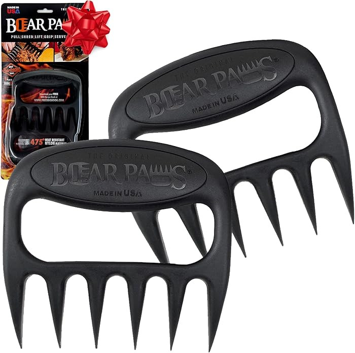 Bear Paws Meat Claws - The Original Meat Shredder Claws for Pulled Pork, USA Made - Easily Lift, ... | Amazon (US)