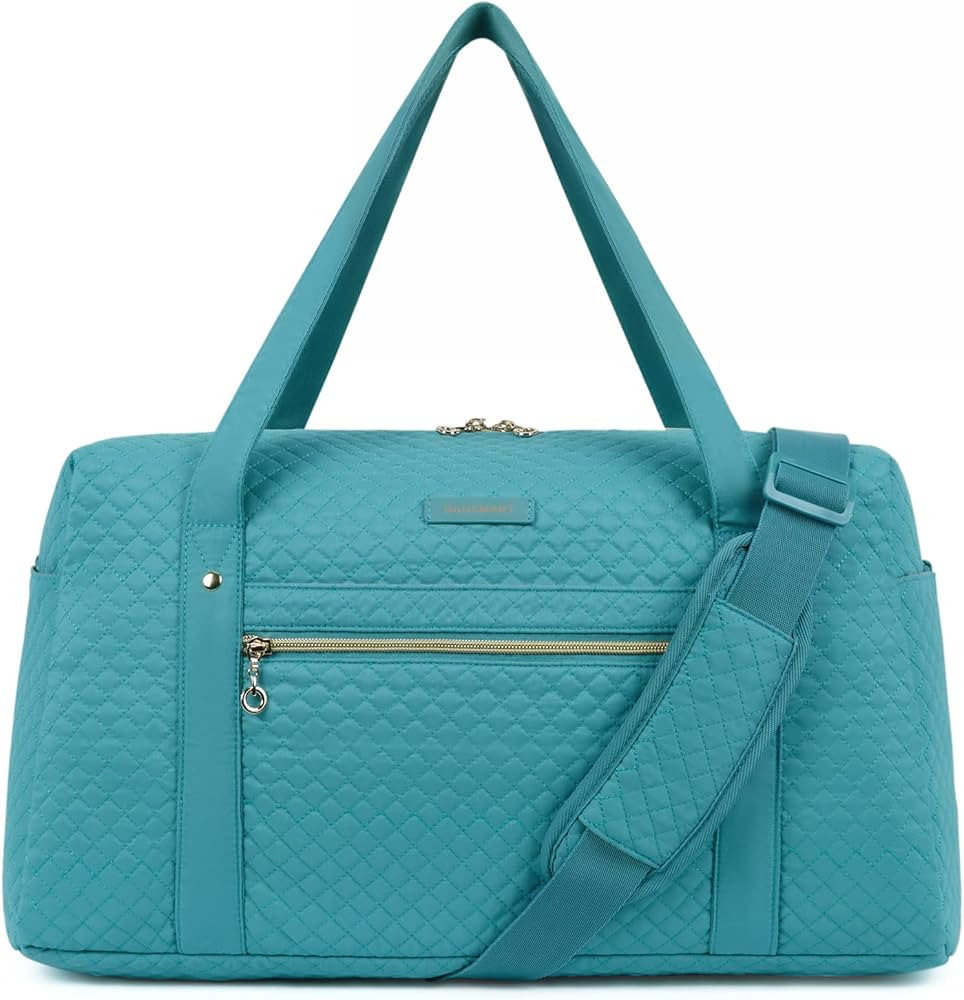Travel Duffle Bag, BAGSMART Weekender Overnight Bag for Women Large Carry On Bag with Laptop Comp... | Amazon (US)
