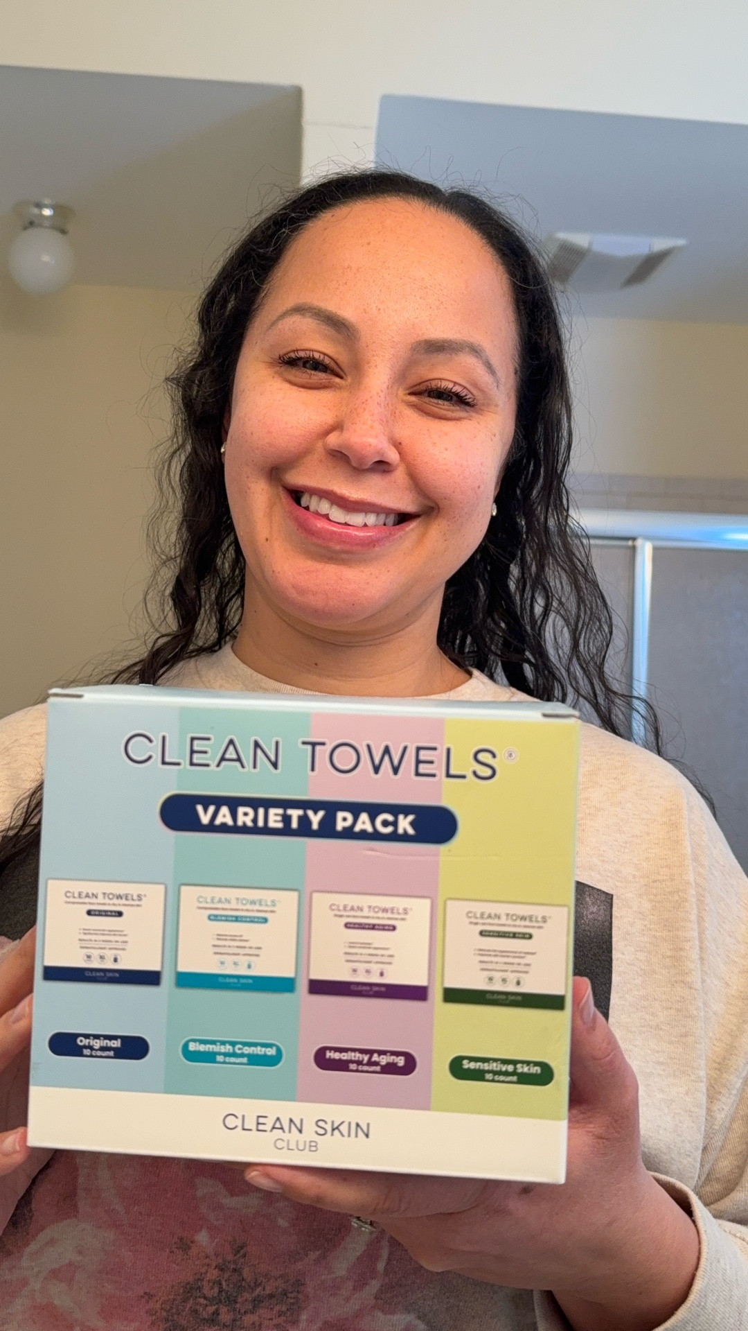 Clean Skin Club Variety Pack

🩵 Original 
These are my OGs. I’ve been using the Original towels for years to wipe away makeup and gently pat my face dry after cleansing. Super soft and perfect for everyday use.

💙 Blemish Control 
These are great if you’re acne-prone or dealing with breakouts. Perfect if you need a little extra help staying clean and clear.

💜 Healthy Aging 
This one is amazing if you’re focused on anti-aging. It’s gentle but effective, helping keep skin fresh without tugging or irritation.

💚 Sensitive Skin 
And if you have sensitive skin this is the one. So soft, calming, and perfect for days when your skin feels extra reactive.

I love that this variety pack lets you choose a towel based on your skin’s needs that day. Clean skin starts with clean towels and this set has something for everyone.


#LTKBeauty #LTKselfcare