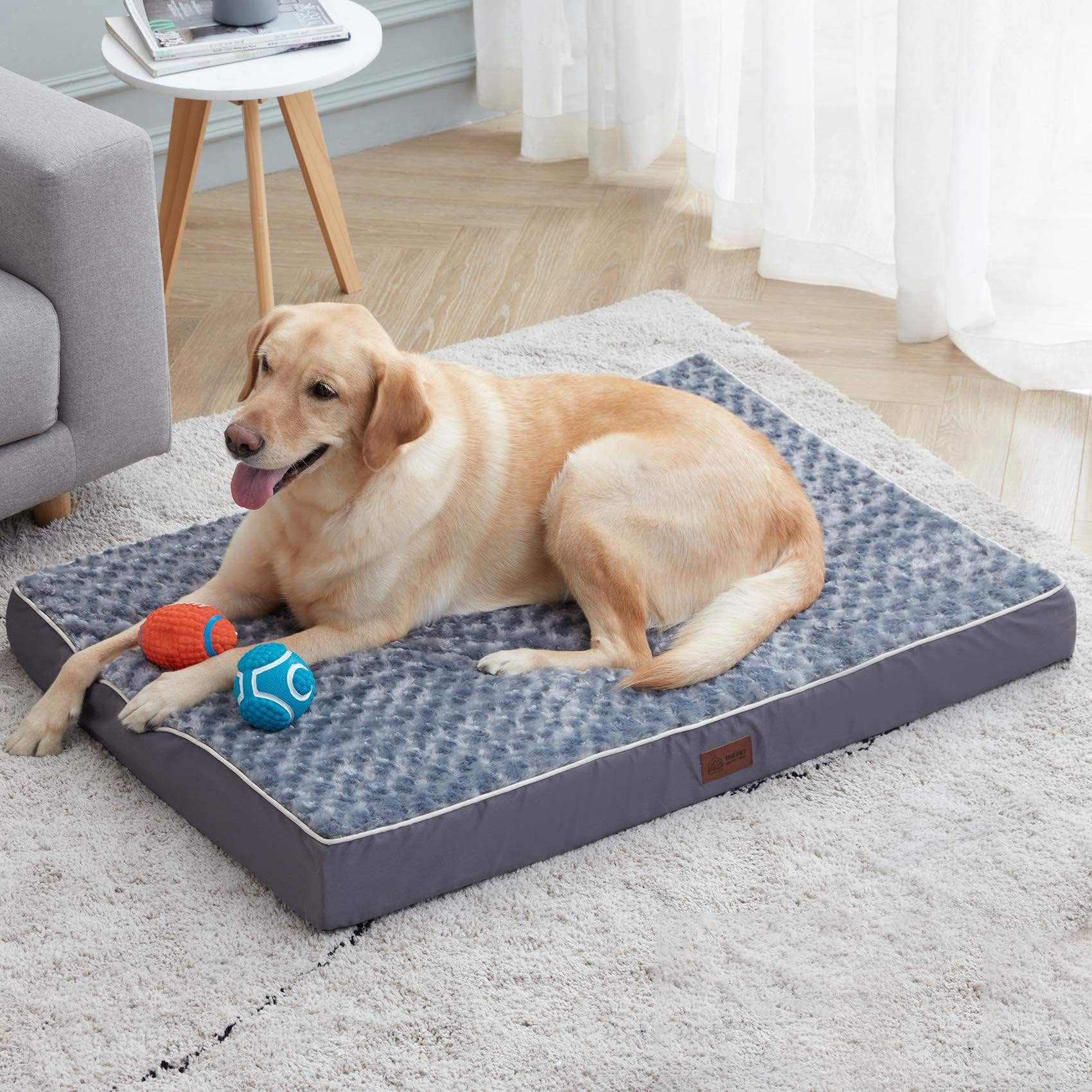 Bedsure Waterproof Dog Beds for Large Dogs - Up to 75lbs Large Dog Bed with Washable Cover, Pet B... | Amazon (US)