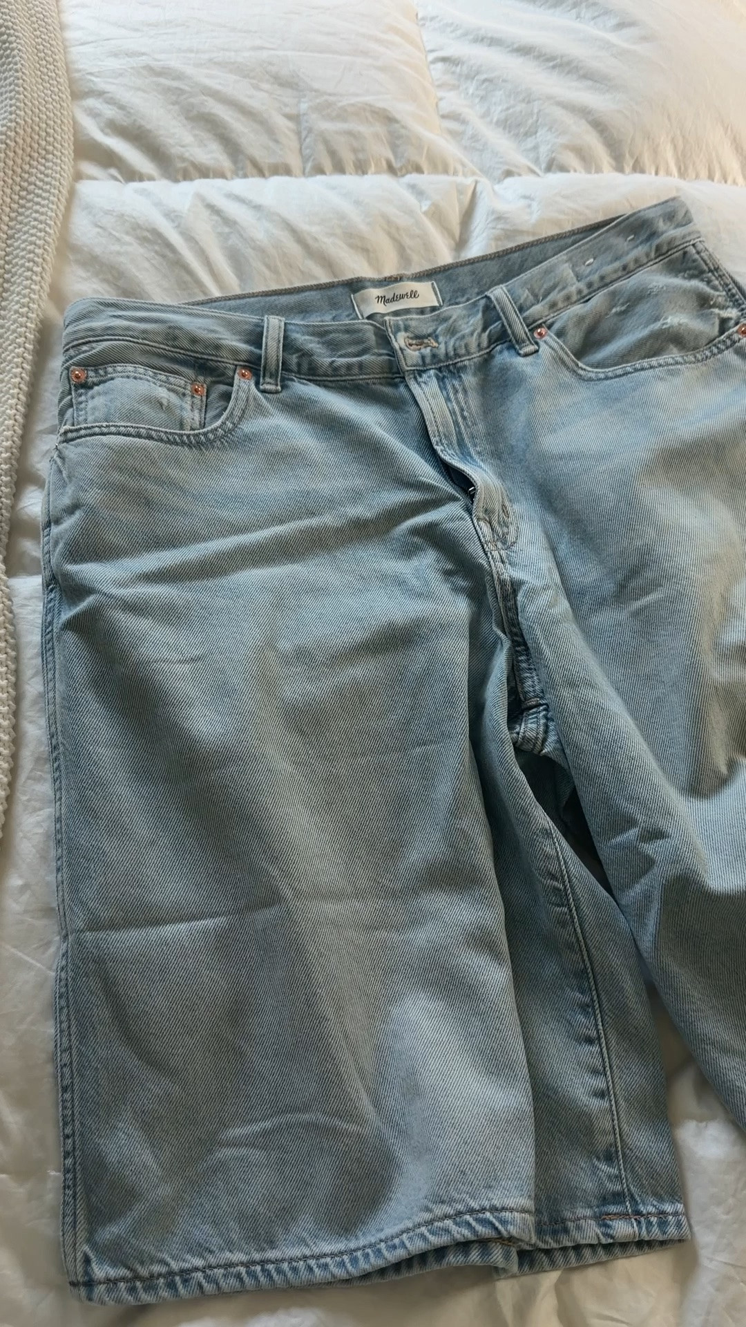 I not someone who feels comfortable in shorts so I’m loving this longer shorts trend! I just got these and OMG, they are so good and so cute! I’m a curvy size 8 and did a size 29 and they are the perfect baggy fit without being too loose or looking sloppy. Definitely recommend these!

#LTKMidsize #LTKOver40