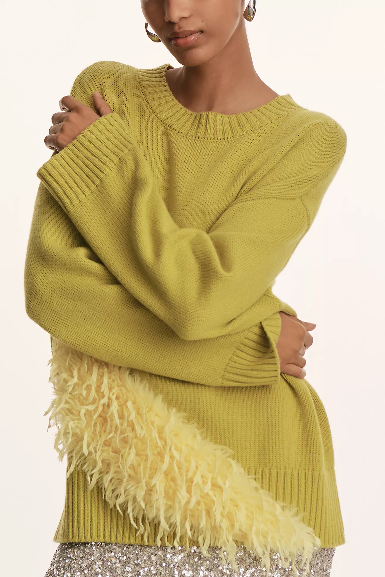 SIMONMILLER Zira Novelty Wool Blend Sweater | Anthropologie (US)