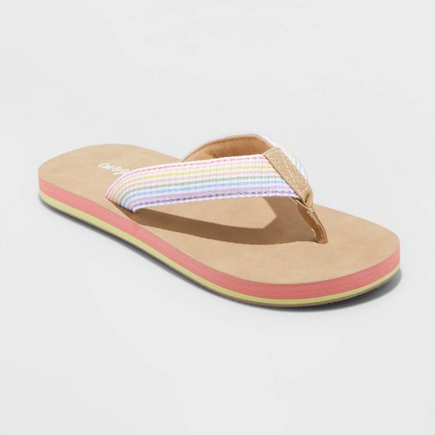 Girls' Ava Slip-On Thong Sandals - Cat & Jack™ | Target