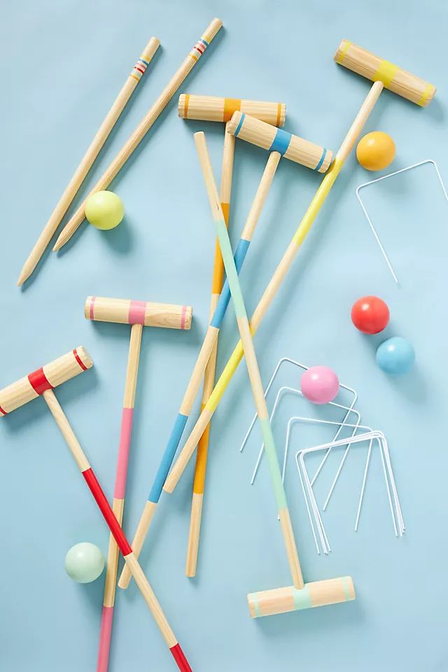 Sarah Campbell Croquet Set | Anthropologie (US)