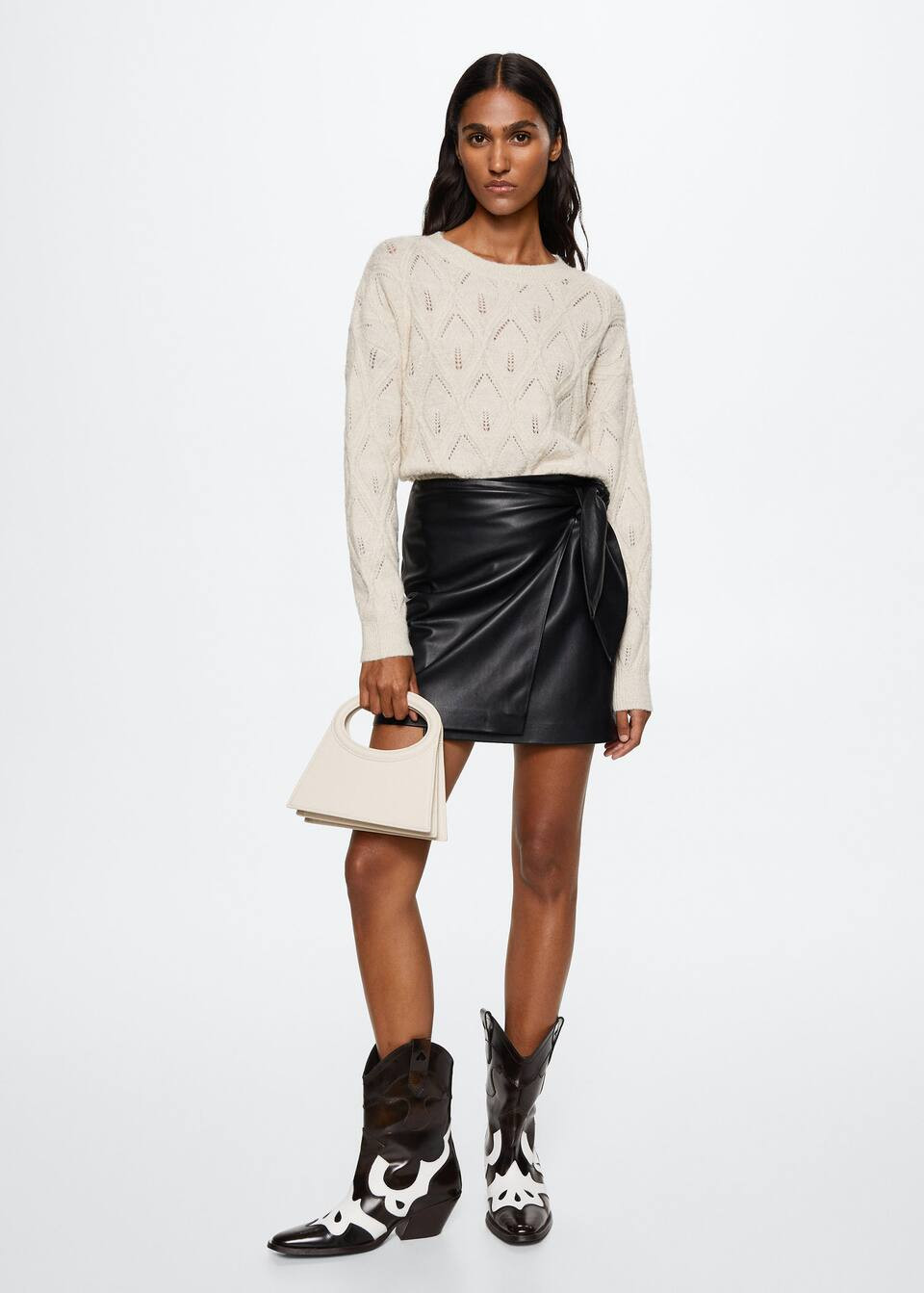 Open-knit sweater | MANGO (US)