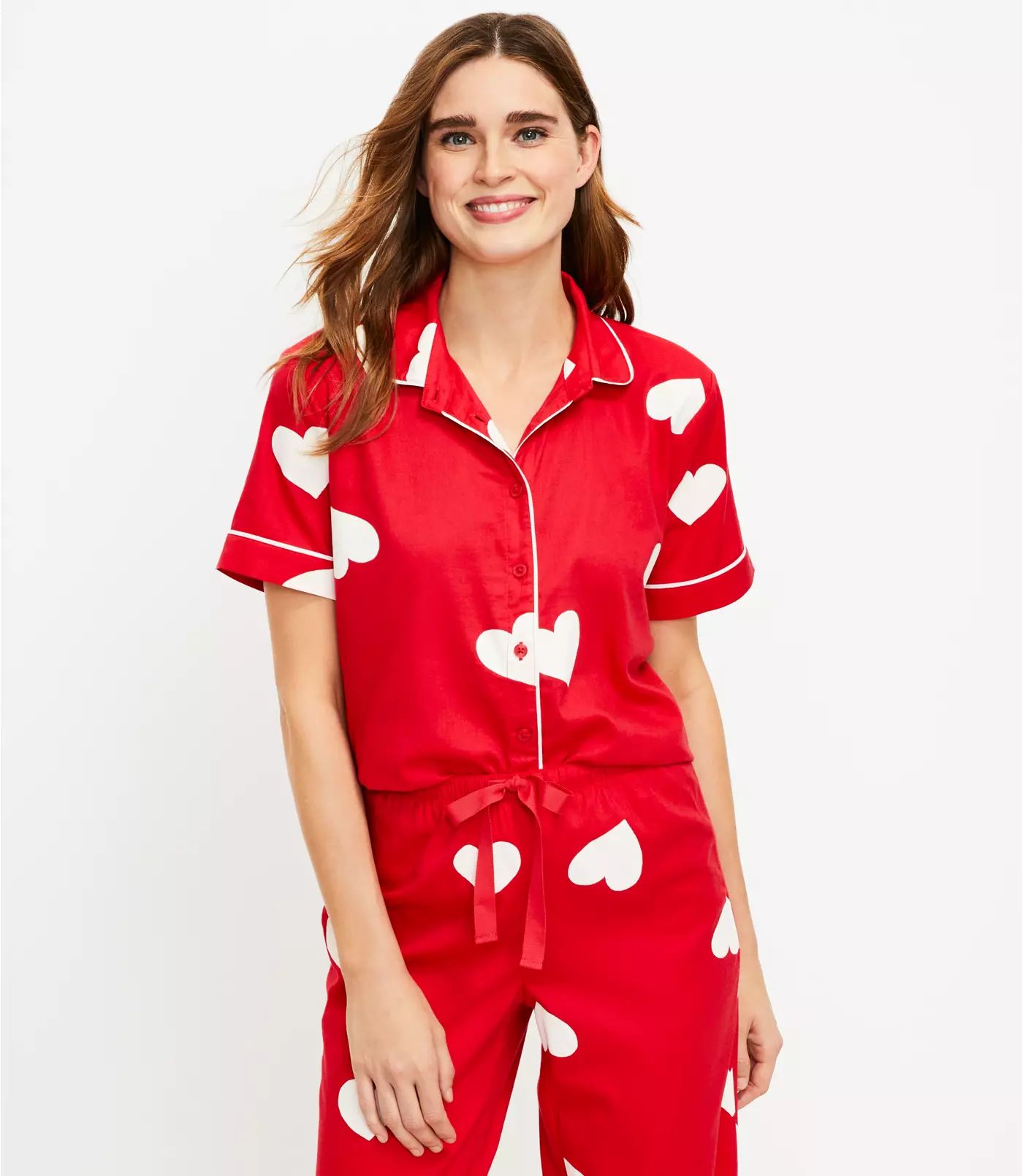 Heart Pajama Top | LOFT