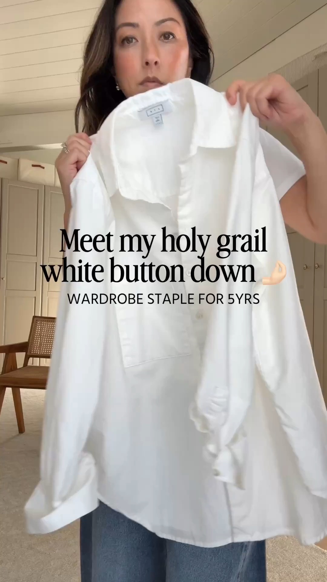My holy grail white button down! I’ve had this for 5yrs now 🤯. Boxy, roomy fit, sleeves aren’t super long, drape is so good, doesn’t wrinkle easily. 

AYR shirt xs
Everlane cotton sweater xs
AGOLDE Luna jeans 25 - cut hems
Madewell flats 5 - old
Liffner shoulder bag 
Celine sunglasses
Electric Picks earrings
Dorsey James necklace 15”

#LTKWorkwear #LTKPetite #LTKmomlife