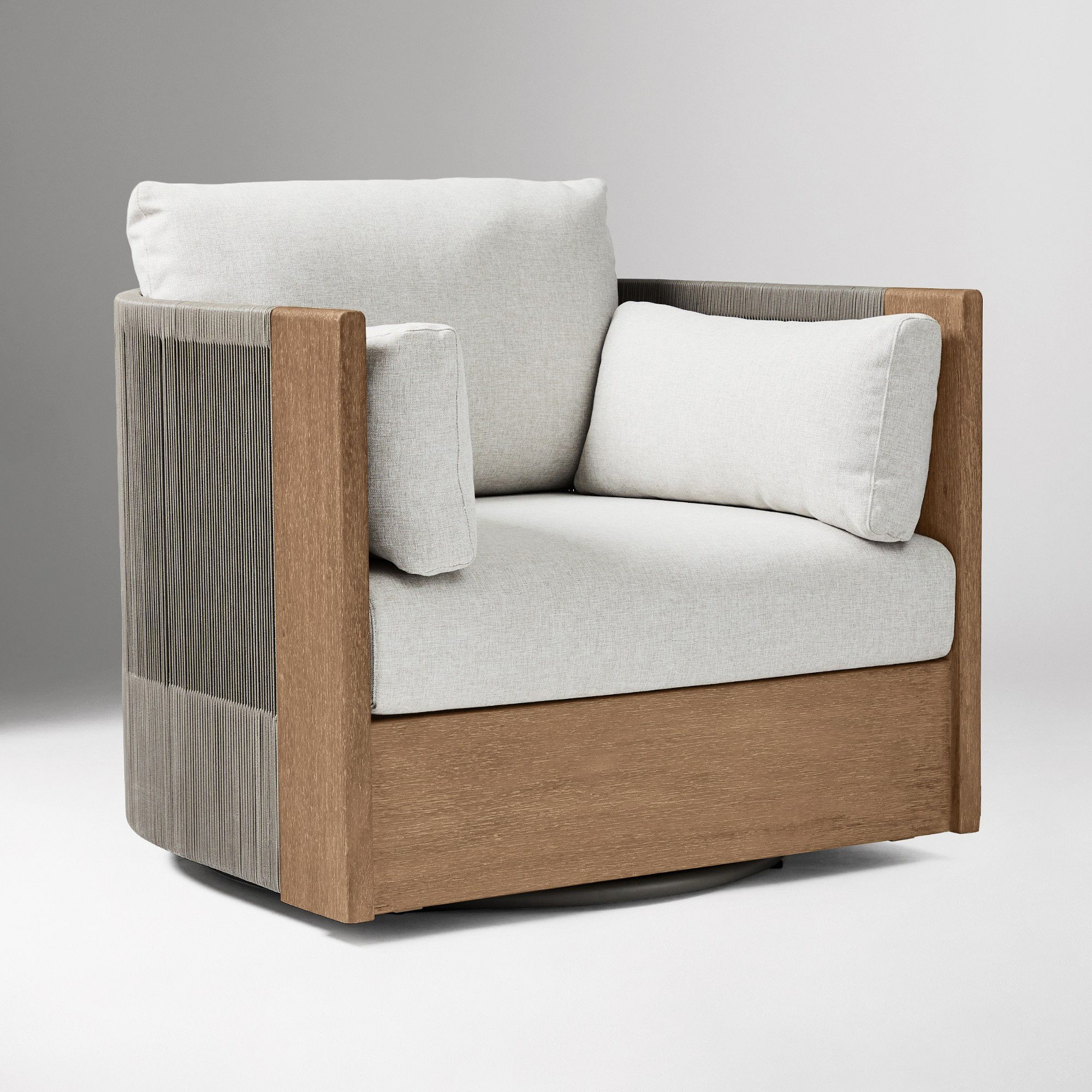 Porto Outdoor Swivel Chair | West Elm (US)
