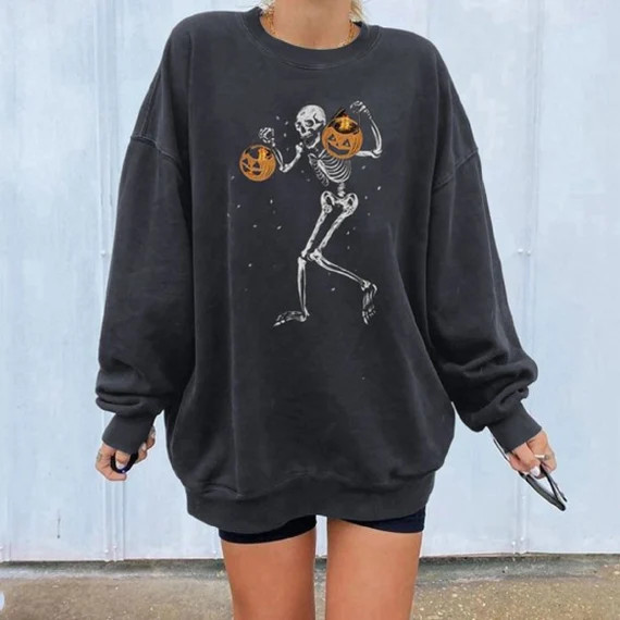 Crewneck for Women Skeleton Halloween  Skeleton Halloween - Etsy | Etsy (US)