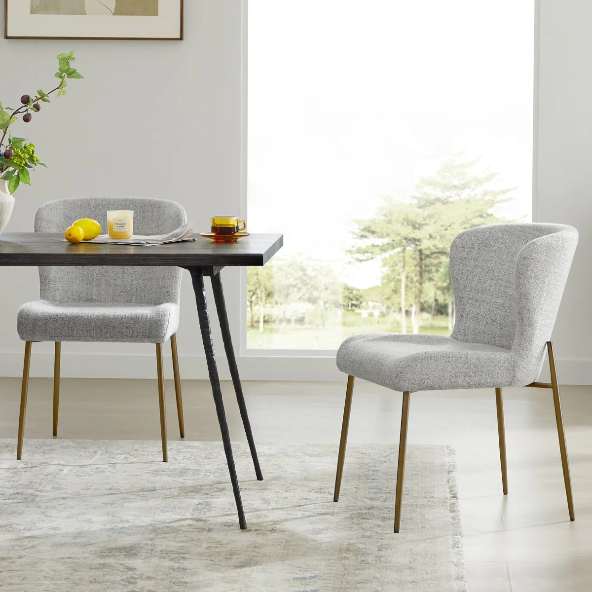 Golda Dining Chairs Set of 2 | Timeless Elegance | Tufted Design | Chita