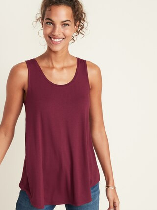 Luxe Scoop-Neck Tank for Women | Old Navy (US)
