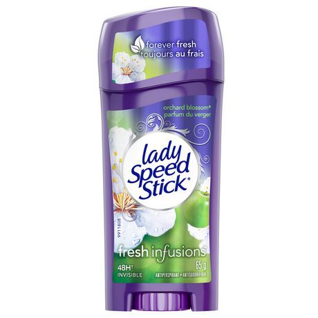 Lady Speed Stick Antiperspirant Deodorant, Fresh Infusions, Orchard Blossom, Invisible Solid | Walmart (CA)