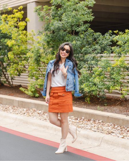 #comingsoon to jannadoan.com 🤗 styled the @sezane gillyne skirt in brick (wearing size US 4) and i have to say it turned out to be the perfect game day outfit #UTLonghorns #hookem 🤘 #gifted ✌️ {05.21.24}

#LTKParties