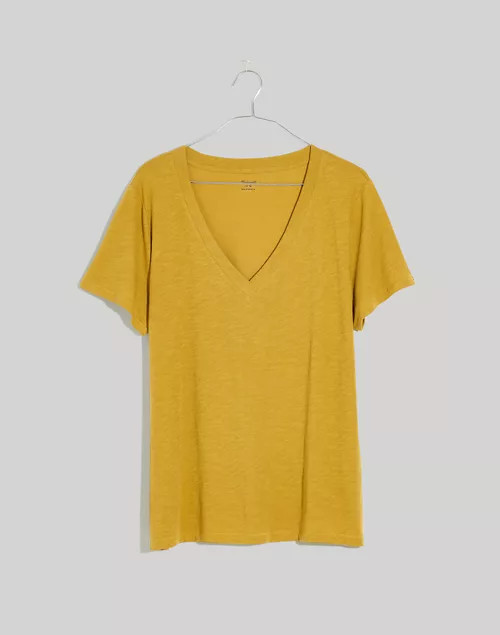 Whisper Cotton V-Neck Tee | Madewell