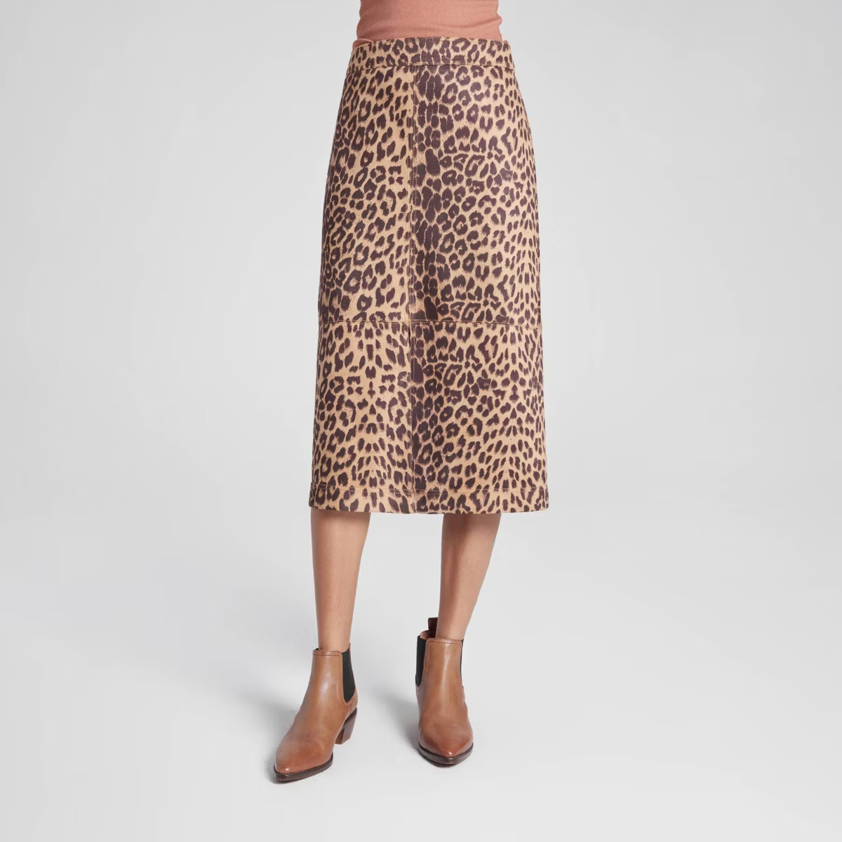 Women's Faux Suede Midi Skirt - A New Day™ | Target