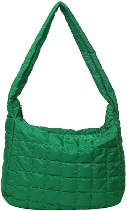 Women's Quilted Shoulder Bag Padded Tote Bag Large Capacity Hobo Purse Lightweight Nylon Padding ... | Amazon (US)