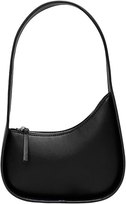 Rejolly Half Moon Bag for Women Underarm Hobo Bag Shoulder Purse PU Leather Trendy Handbag | Amazon (US)