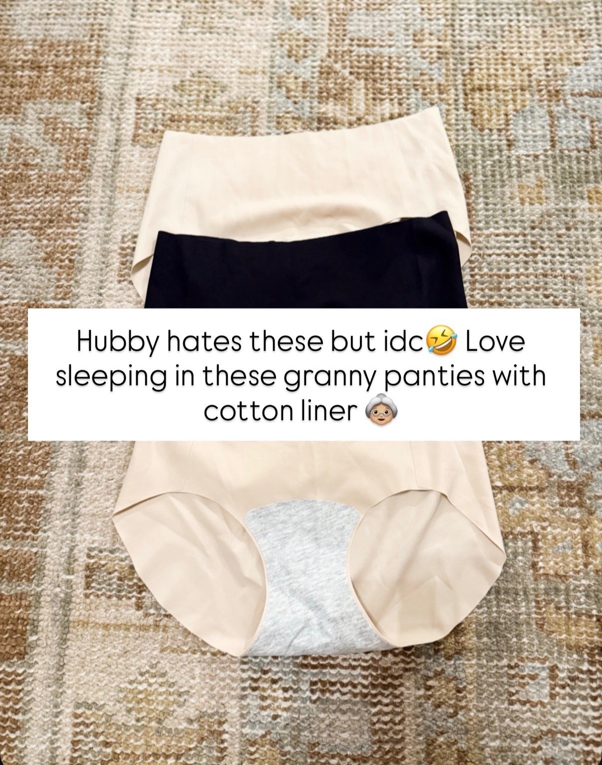 I love these granny panties to sleep in! Has a cotton liner. Seamless and full booty coverage.


#LTKselfcare #LTKmomlife #LTKBeauty