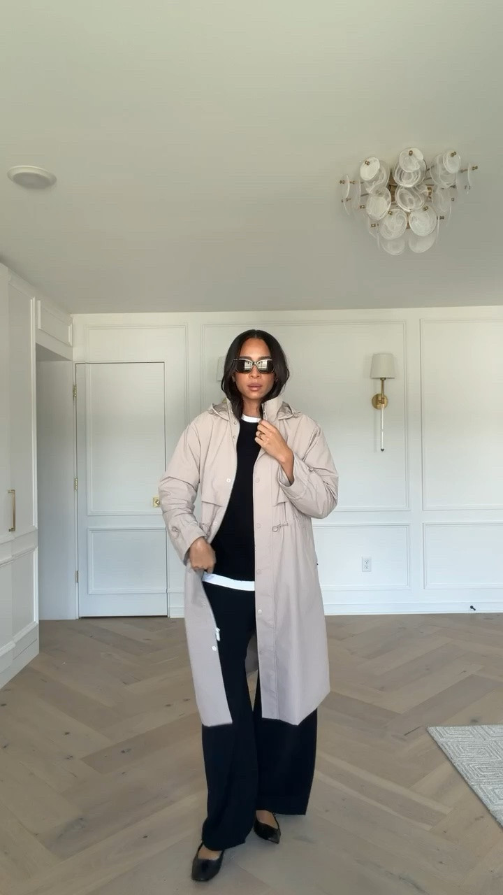 Easy fall outfit 🍂 Wearing size S white tee, size S black sweater, size M wide leg pants (OOS but I’ve linked similars) and size S trench coat (comes with a removable vest) so chic, practical and under $200!

fall outfit, fall fashion, rainy day outfit, errands outfit, mom outfit, postpartum outfit

#LTKSeasonal