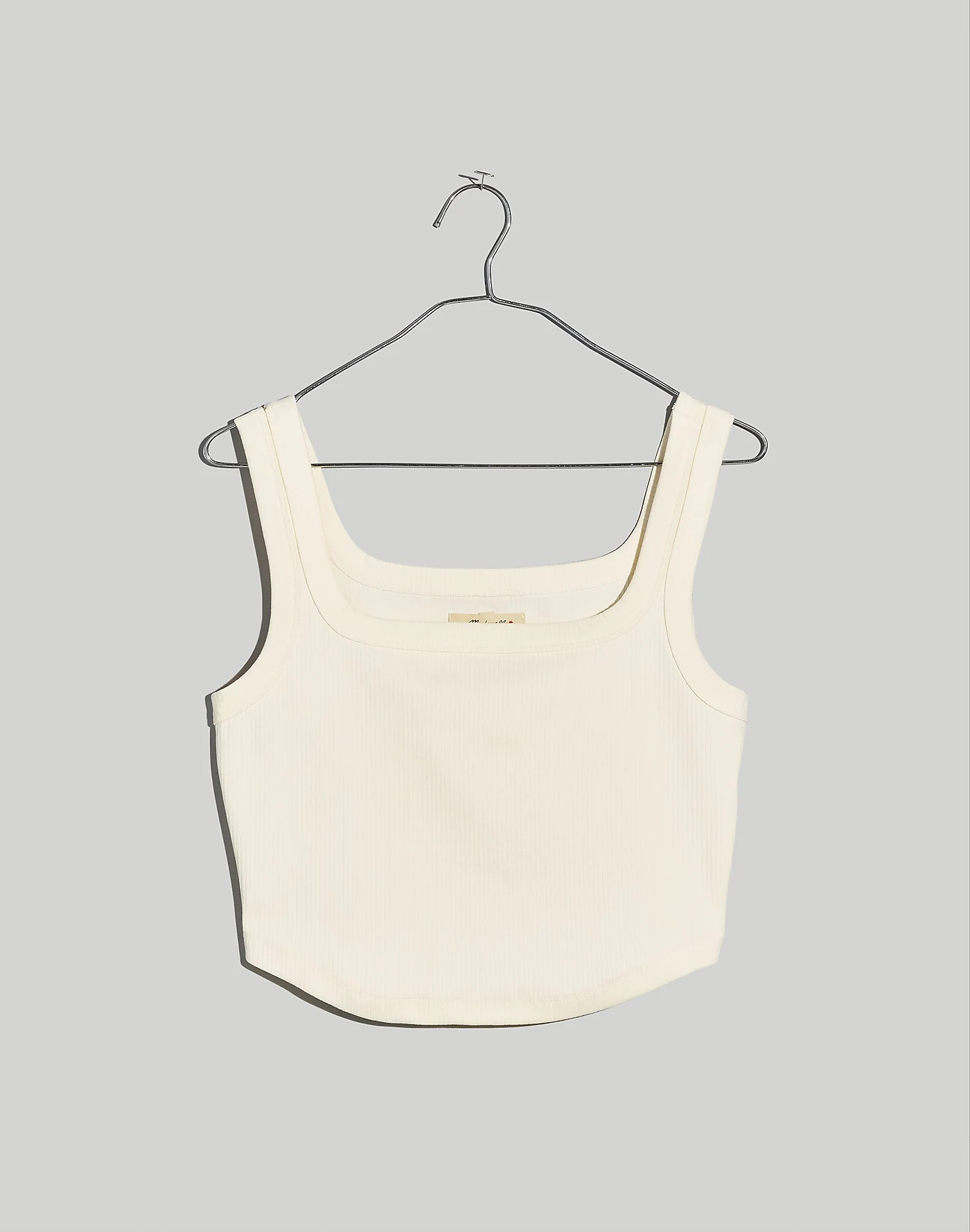 The Tailored Crop Tank in Sleekhold | Madewell