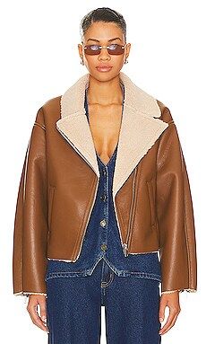 Amelia Faux Leather Jacket
                    
                    HEARTLOOM | Revolve Clothing (Global)