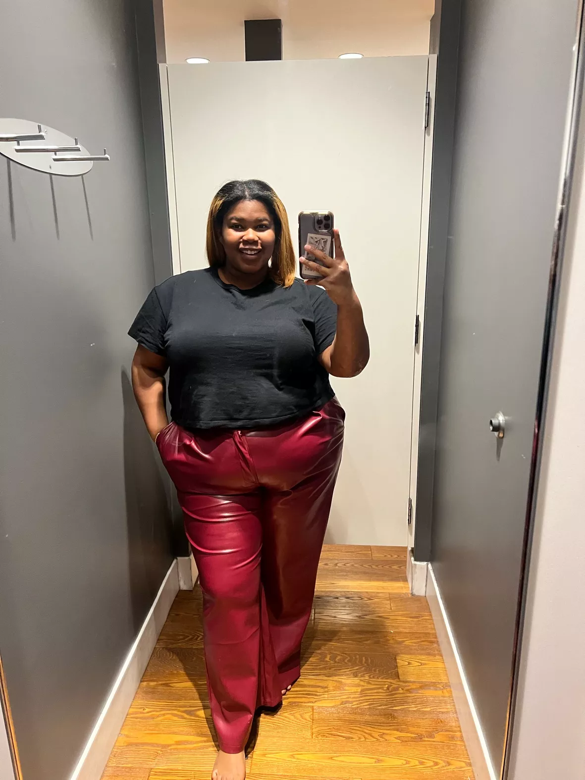 Plus Size Faux Leather Trouser … curated on LTK