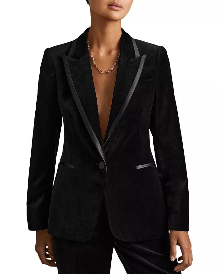 REISS Parisa Velvet Blazer Back to results -  Women - Bloomingdale's | Bloomingdale's (US)