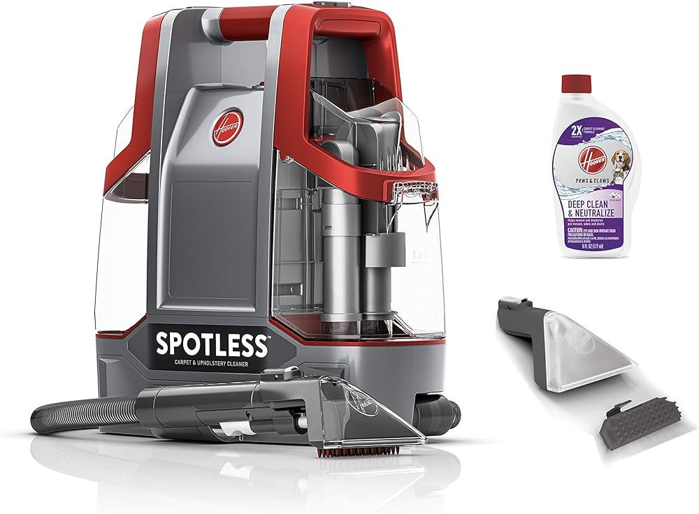 Hoover Spotless Portable Carpet & Upholstery Spot Cleaner, FH11300PC, Red | Amazon (US)