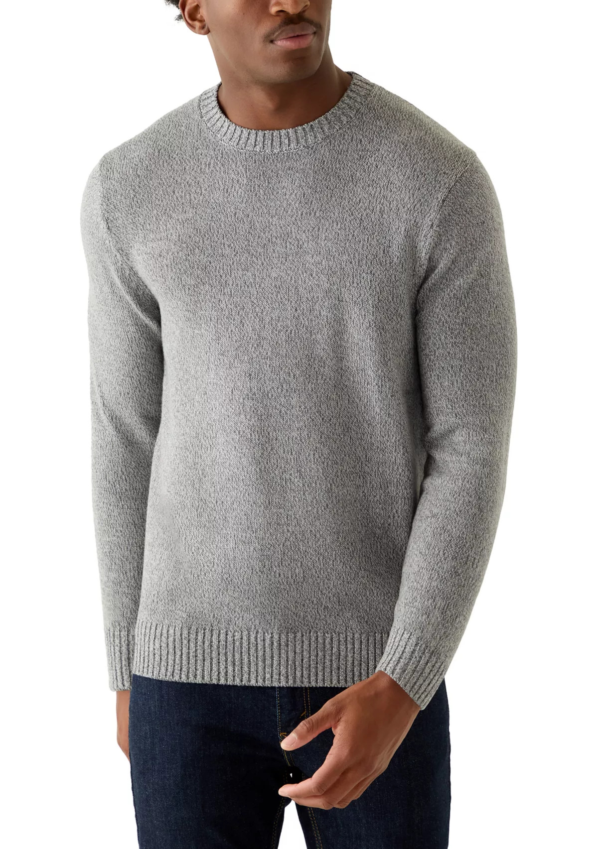 Crown & Ivy™Men's Marled Crew Neck Sweater | Belk
