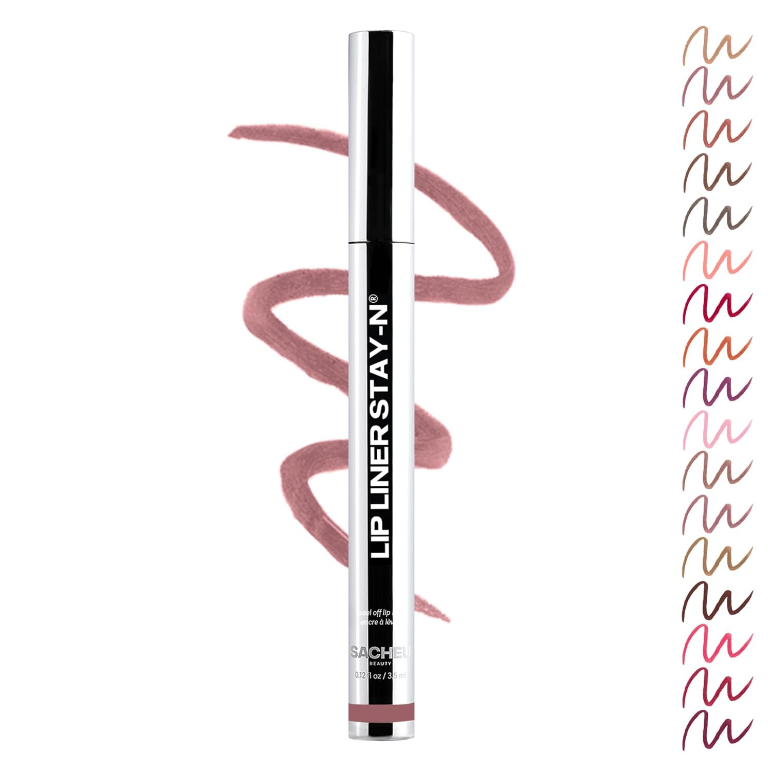 Sacheu Lip Liner STAY-N Peel Off Lip Stain, Longwear, Main Character | Amazon (US)